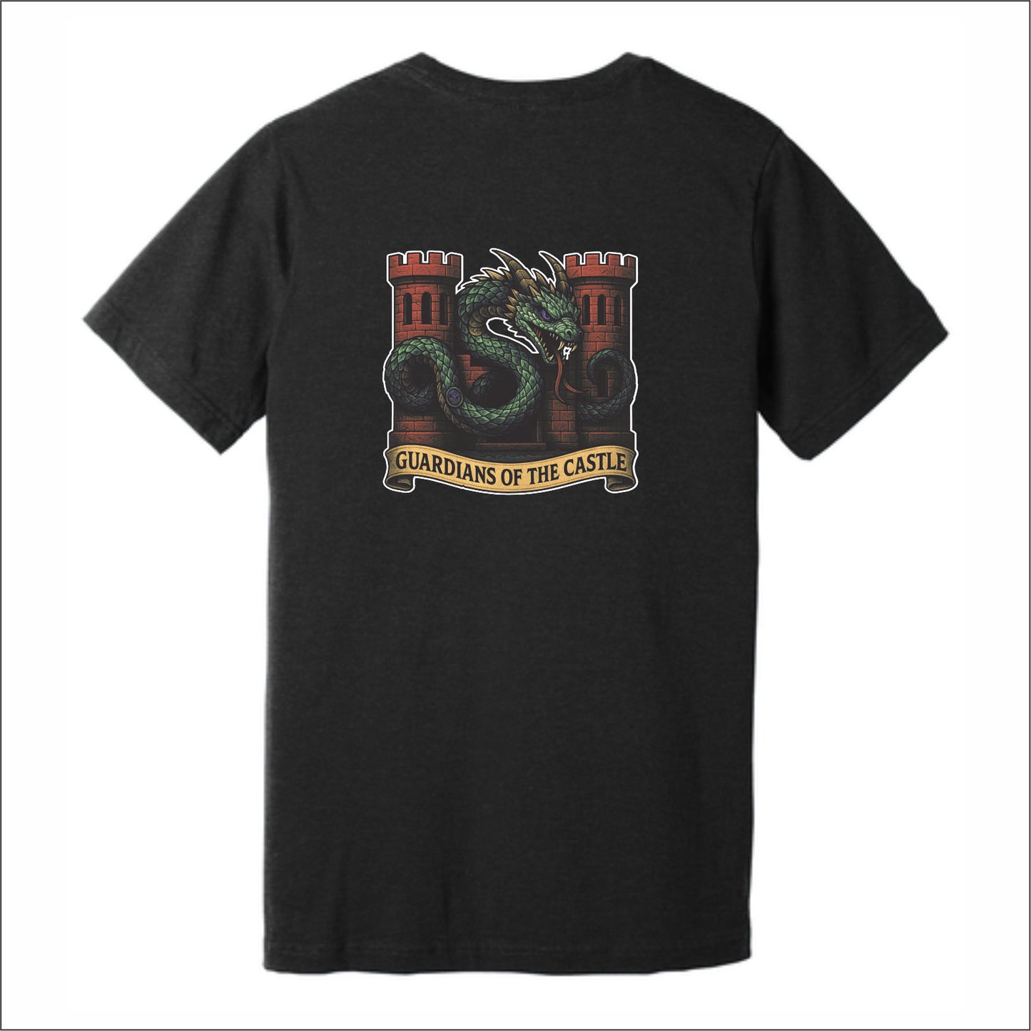 123rd Engineer Battalion Heathered Soft Jersey Short Sleeve T-shirt - Design B