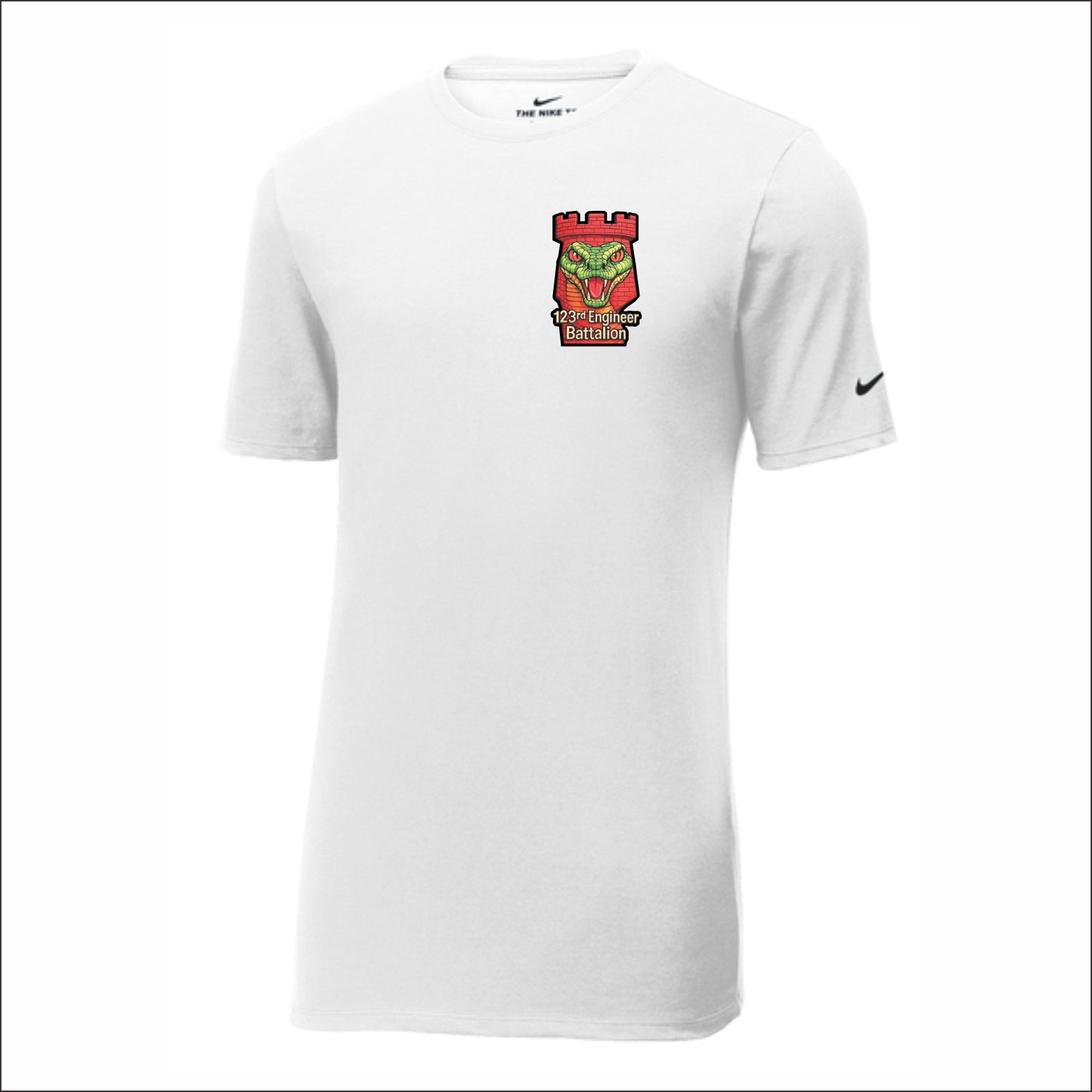 123rd Engineer Battalion NIKE Dri-Fit Performance T-shirt - Design A
