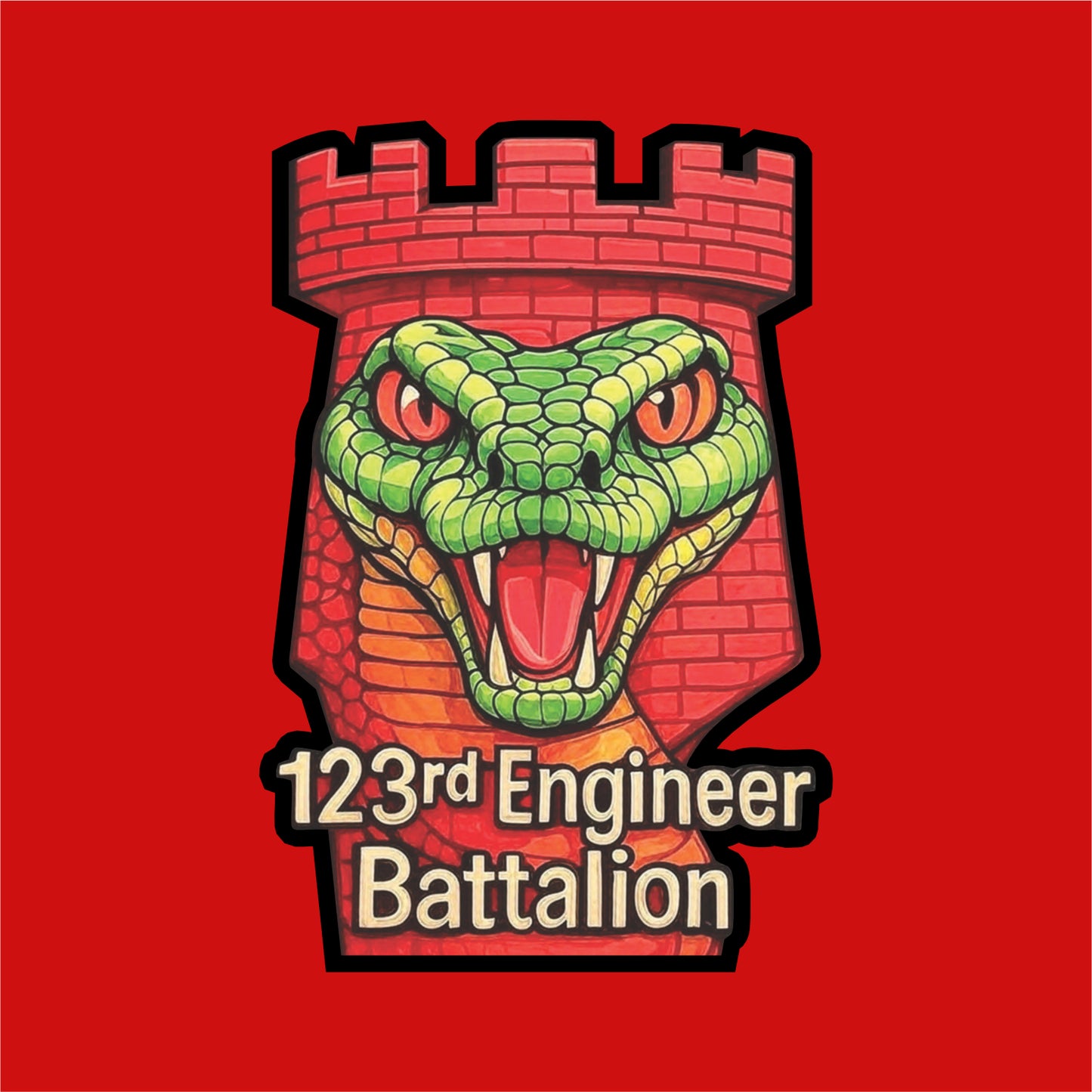 123rd Engineer Battalion Ladies Under Armour Rival Hooded Sweatshirt - Design A