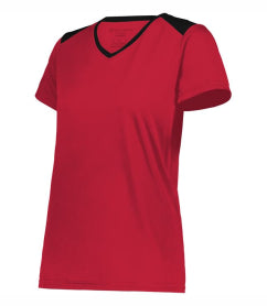 ALL Ladies Momentum Performance V-Neck T