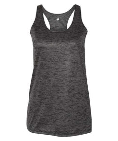 ALL Ladies Tonal Blend Racerback Tank Top