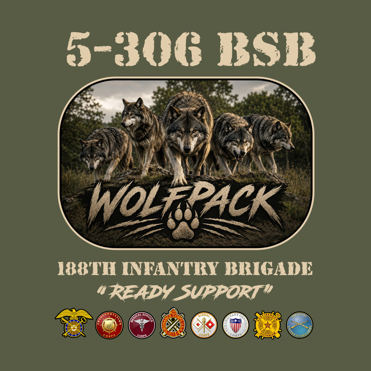 5-306th BSB Long Sleeve T-shirt