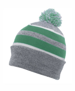 ALL Knit Fold Over Pom-Pom Beanie