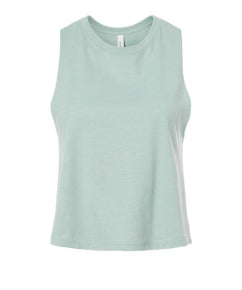 ALL Ladies Racerback Cropped Tank