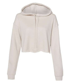 ALL Ladies Cropped Hooded Sweatshirt