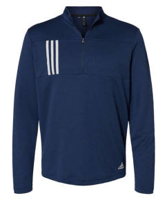 ALL Adidas 3 Sripe 1/4 Zip