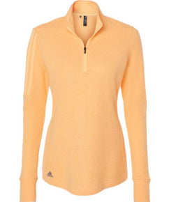 ALL Ladies Adidas 3-Stripe Quarter Zip Sweater