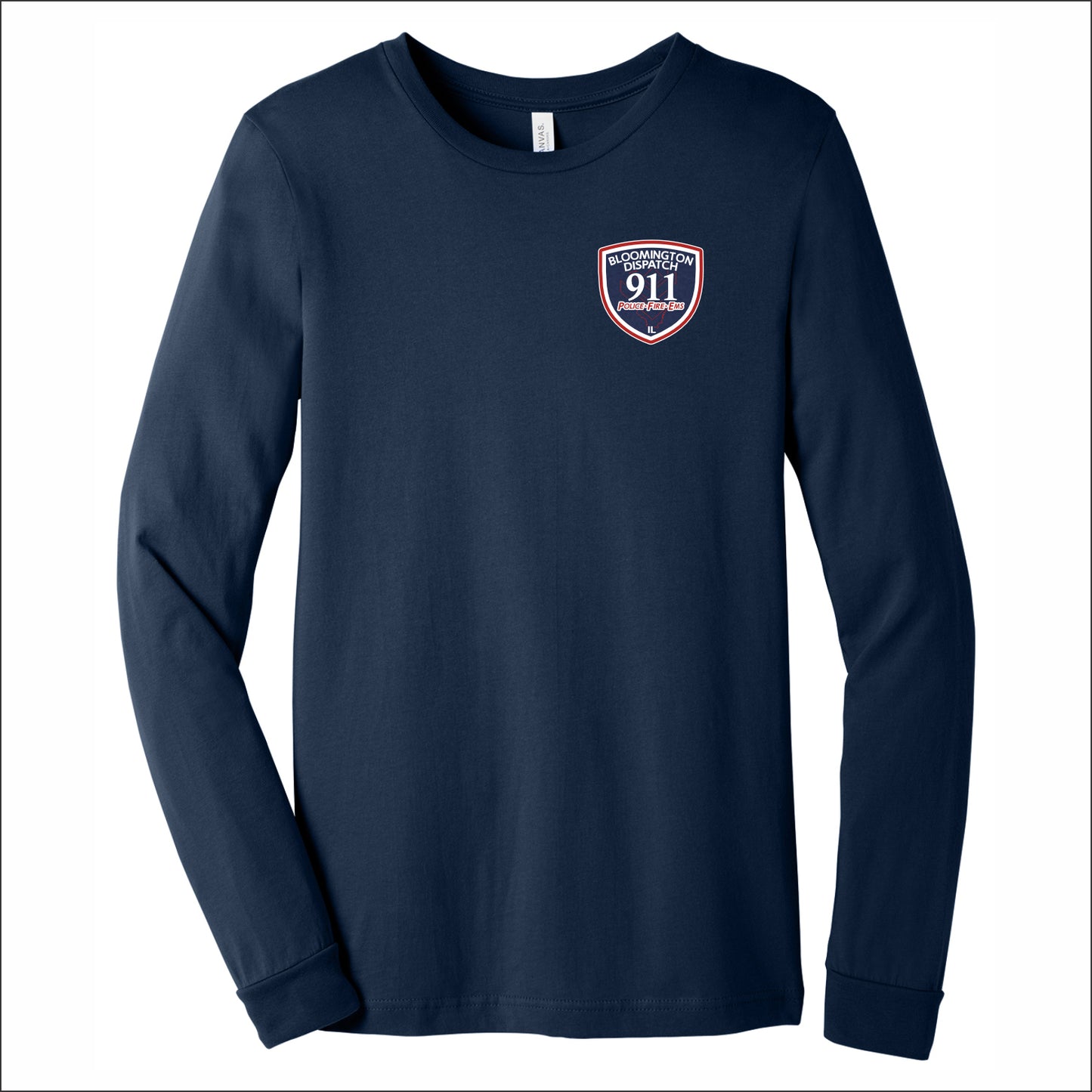 Bloomington Dispatch Soft Jersey Long Sleeve T-shirt - Design C