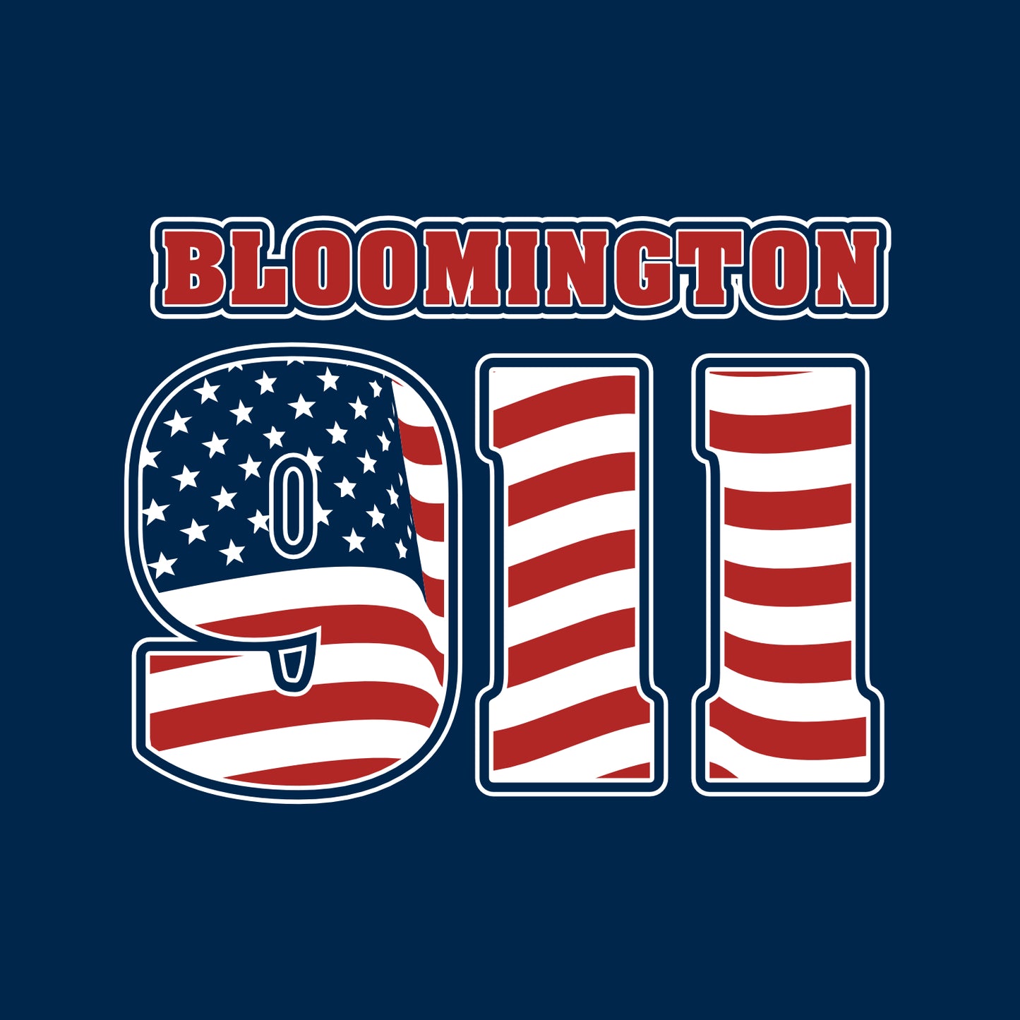 Bloomington Dispatch Soft Jersey Long Sleeve T-shirt - Design C
