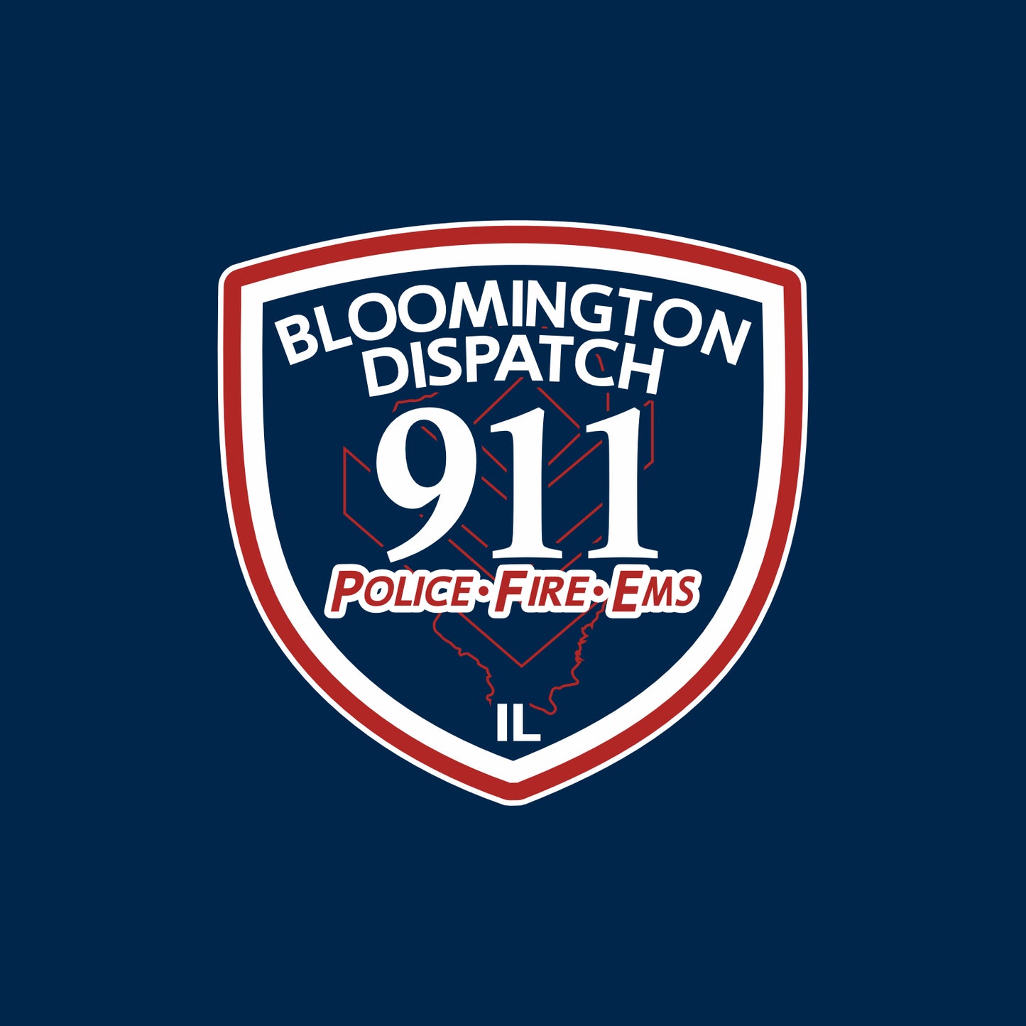 Bloomington Dispatch Soft Jersey Long Sleeve T-shirt - Design C