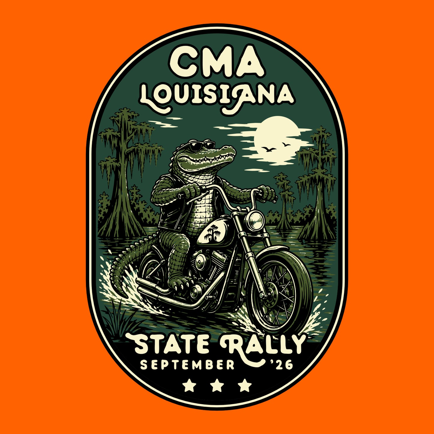 CMA Louisiana 50/50 Short Sleeve T-shirt