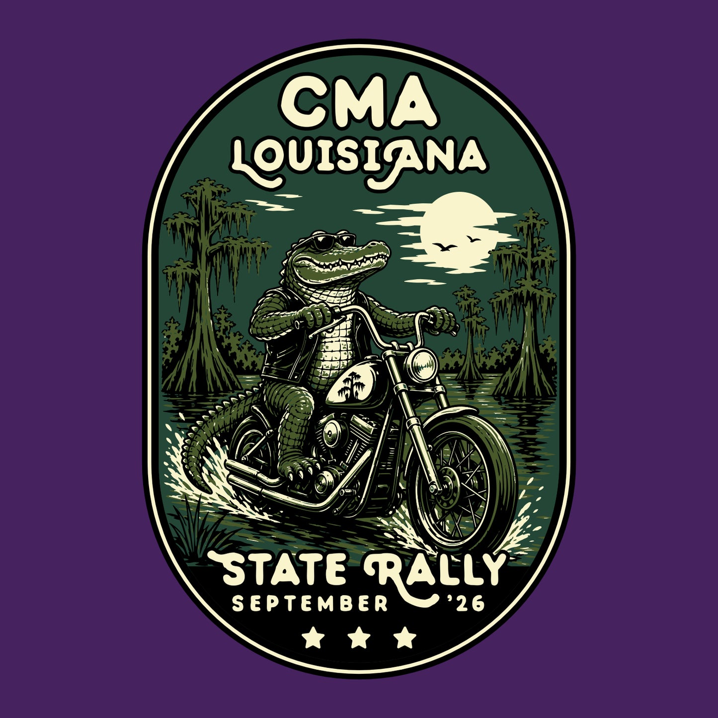 CMA Louisiana 50/50 Long Sleeve T-shirt