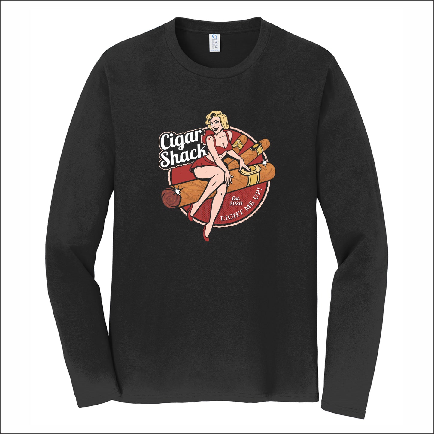 Cigar Shack Long Sleeve Fan Favorite Tee - Design A