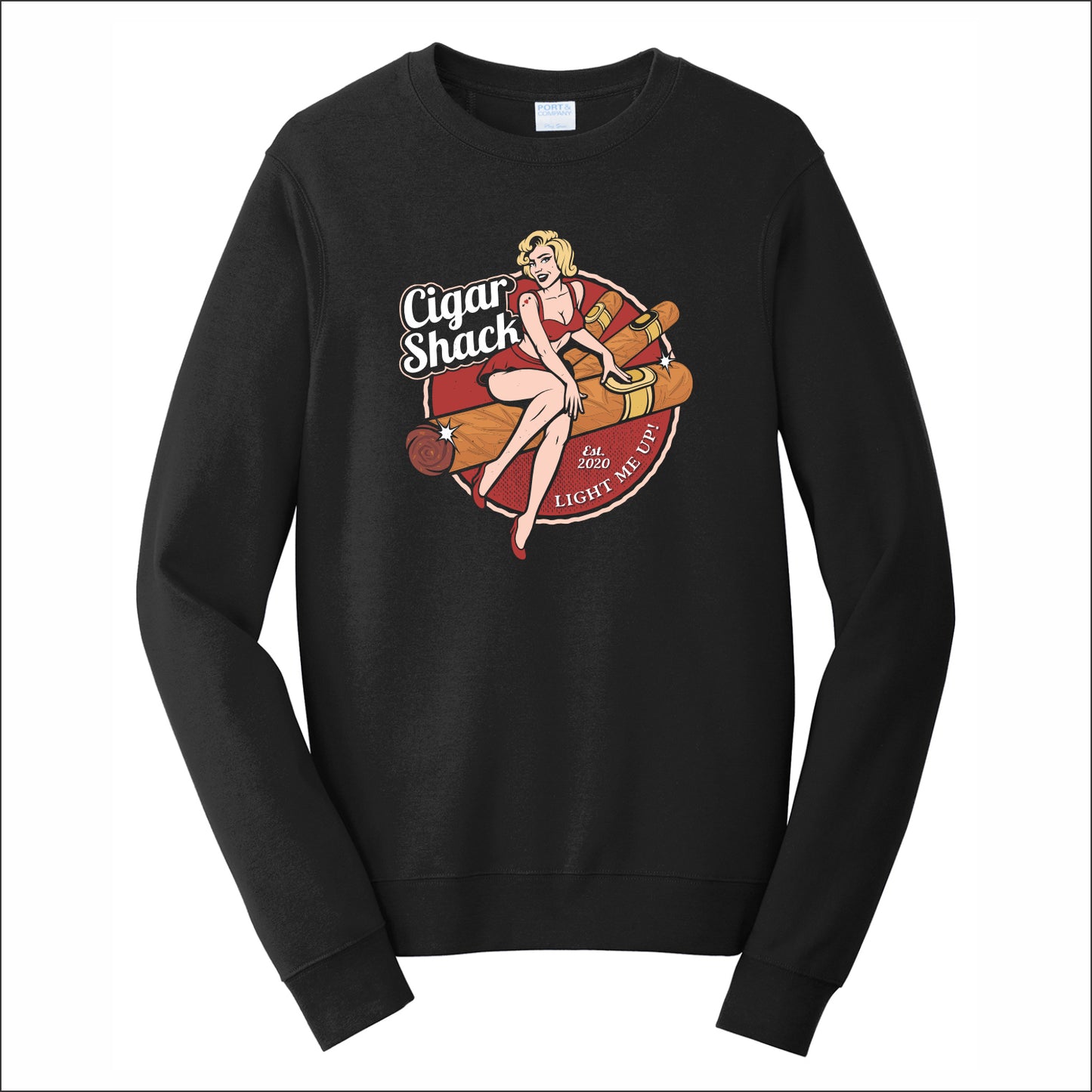 Cigar Shack Fan Favorite Crewneck Sweatshirt - Design A