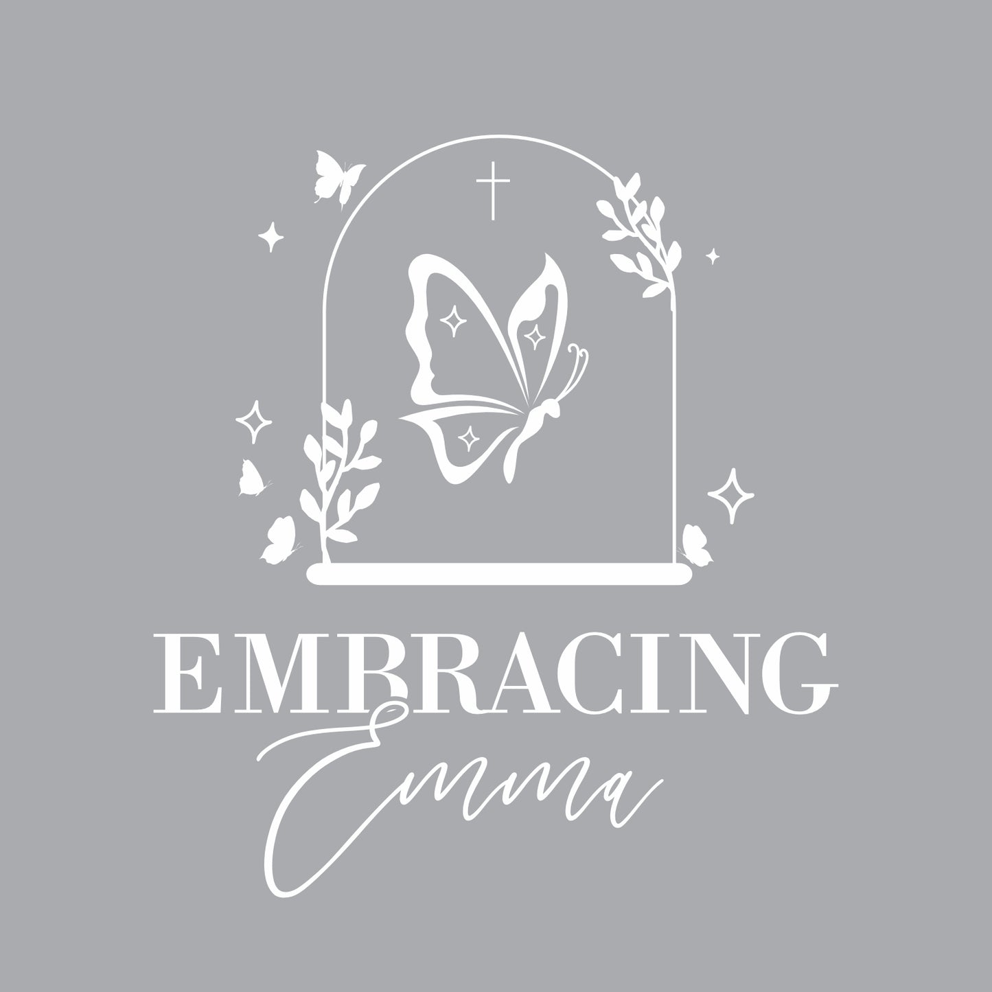 Embracing Emma Tri-Blend 3/4 Sleeve Raglan Tee - Design A