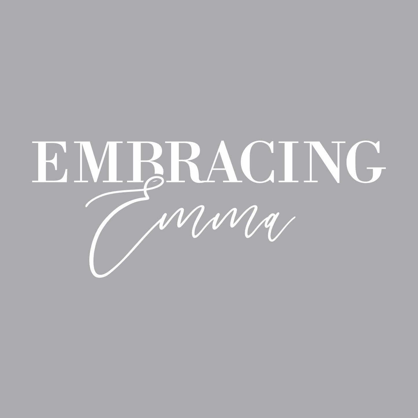 Embracing Emma Tri-Blend 3/4 Sleeve Raglan Tee - Design C