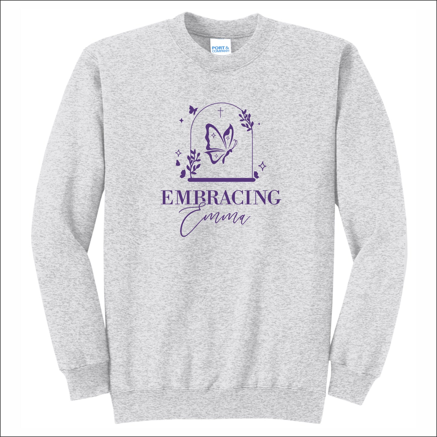 Embracing Emma Crewneck Sweatshirt - Design B