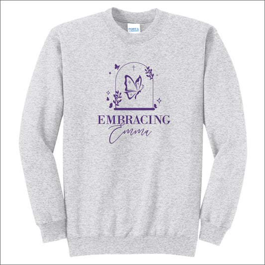 Embracing Emma Crewneck Sweatshirt - Design B