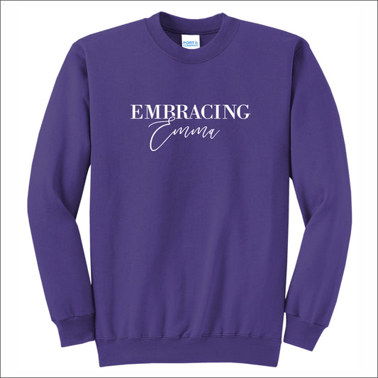 Embracing Emma Crewneck Sweatshirt - Design C