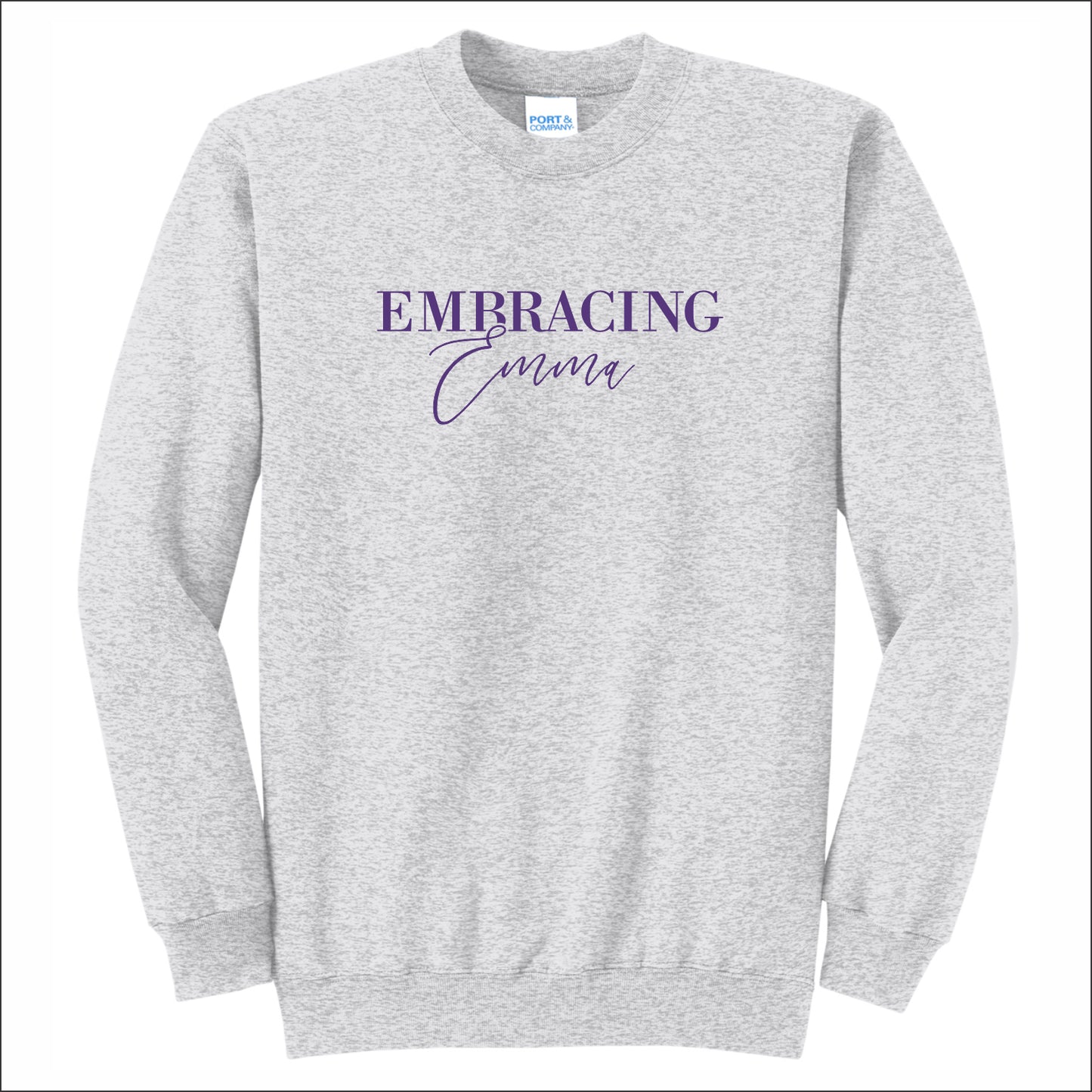 Embracing Emma Crewneck Sweatshirt - Design D