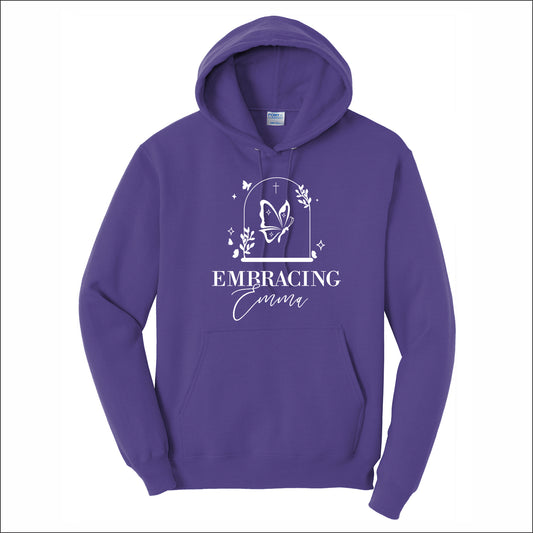Embracing Emma Hooded Sweatshirt - Design A