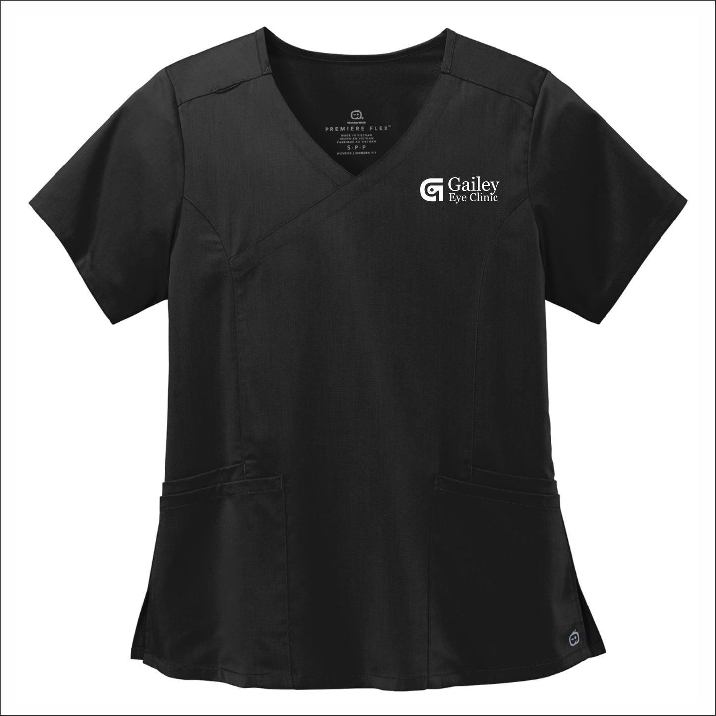 Gailey Eye Clinic Wink Ladies Premiere Flex Mock Wrap Top