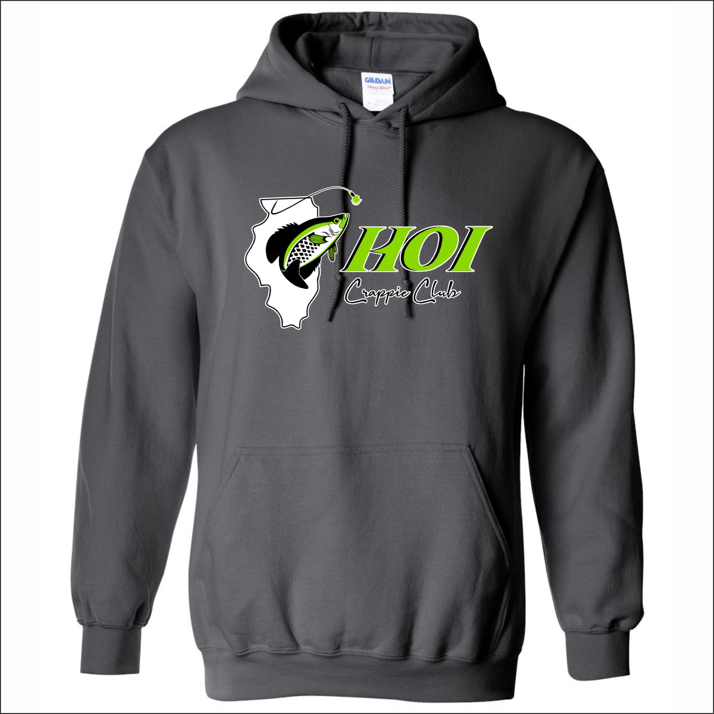 HOI Crappie Club Gildan Hooded Sweatshirt - Design A