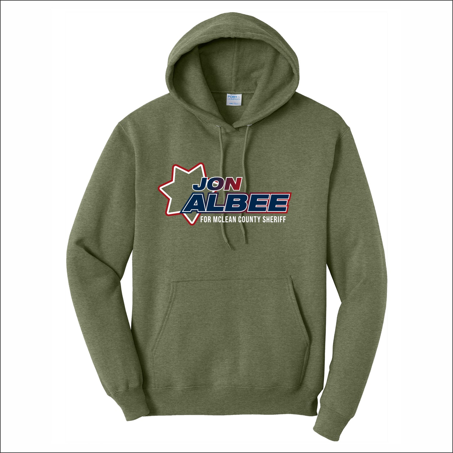 Jon Albee for Sheriff Hooded Sweatshirt