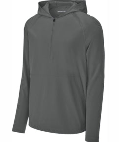 ALL Repeat 1/2-Zip Long Sleeve Hooded Jacket