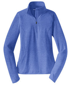 ALL Ladies Stretch 1/2 Zip Performance