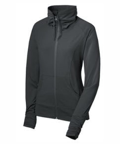 ALL Ladies Stretch Cowl Neck Full-Zip