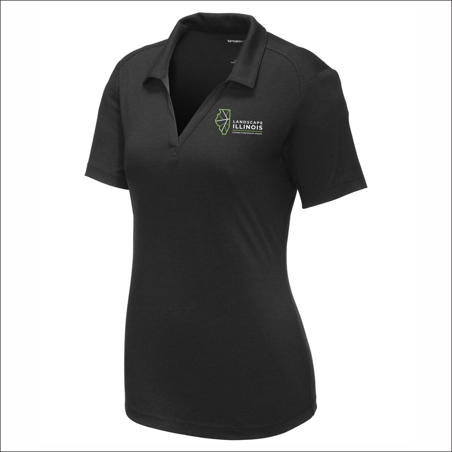 Landscape IL Committee Ladies Tri-Blend Wicking Polo Shirt