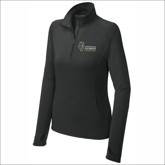 Landscape IL Committee Ladies Stretch 1/2 Zip Performance