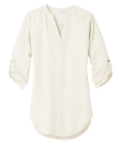 ALL Ladies 3/4 Sleeve Tunic Blouse