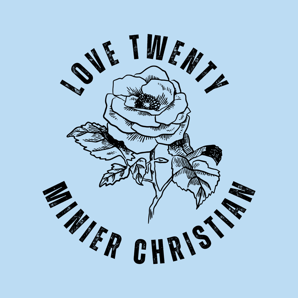 Minier Christian Church Pigment Dye T-shirt - Design D