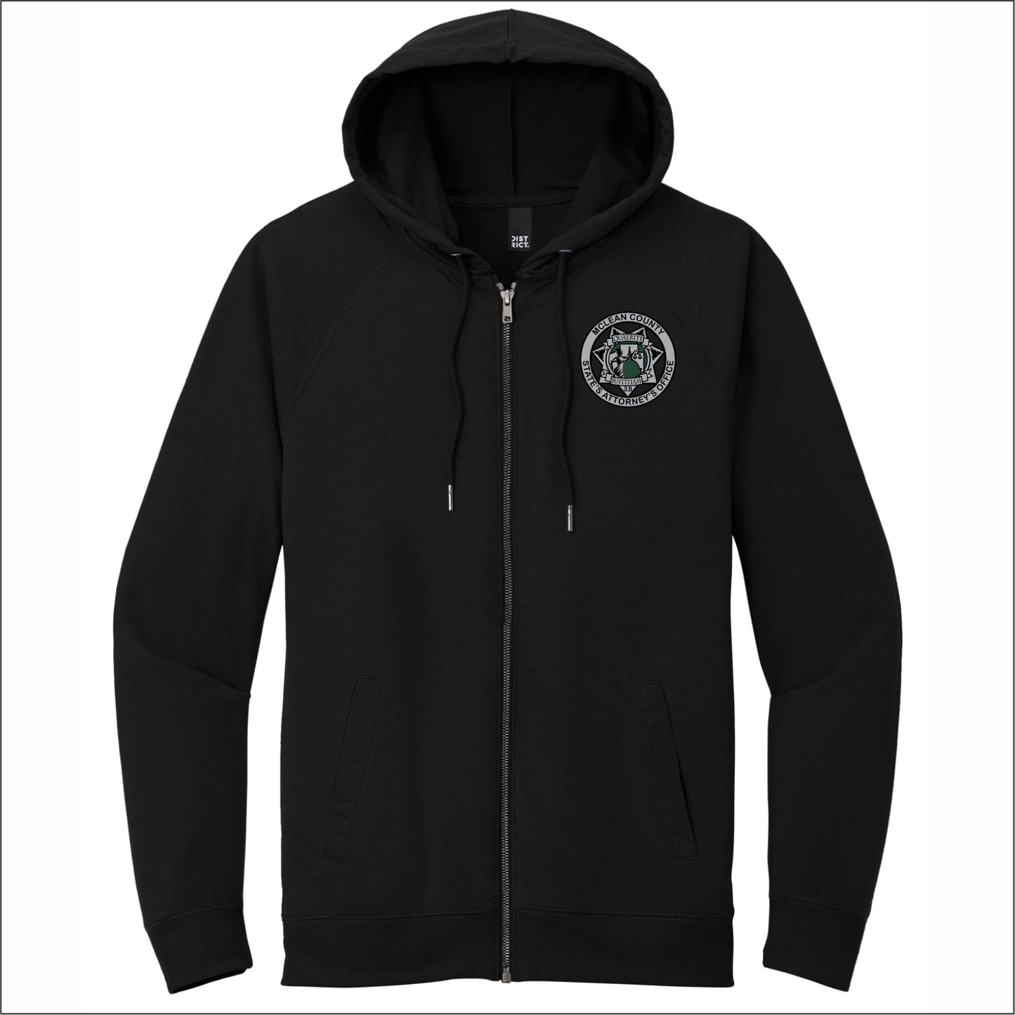 McLean Co State's Attorney Featherweight French Terry Full-Zip Hoodie