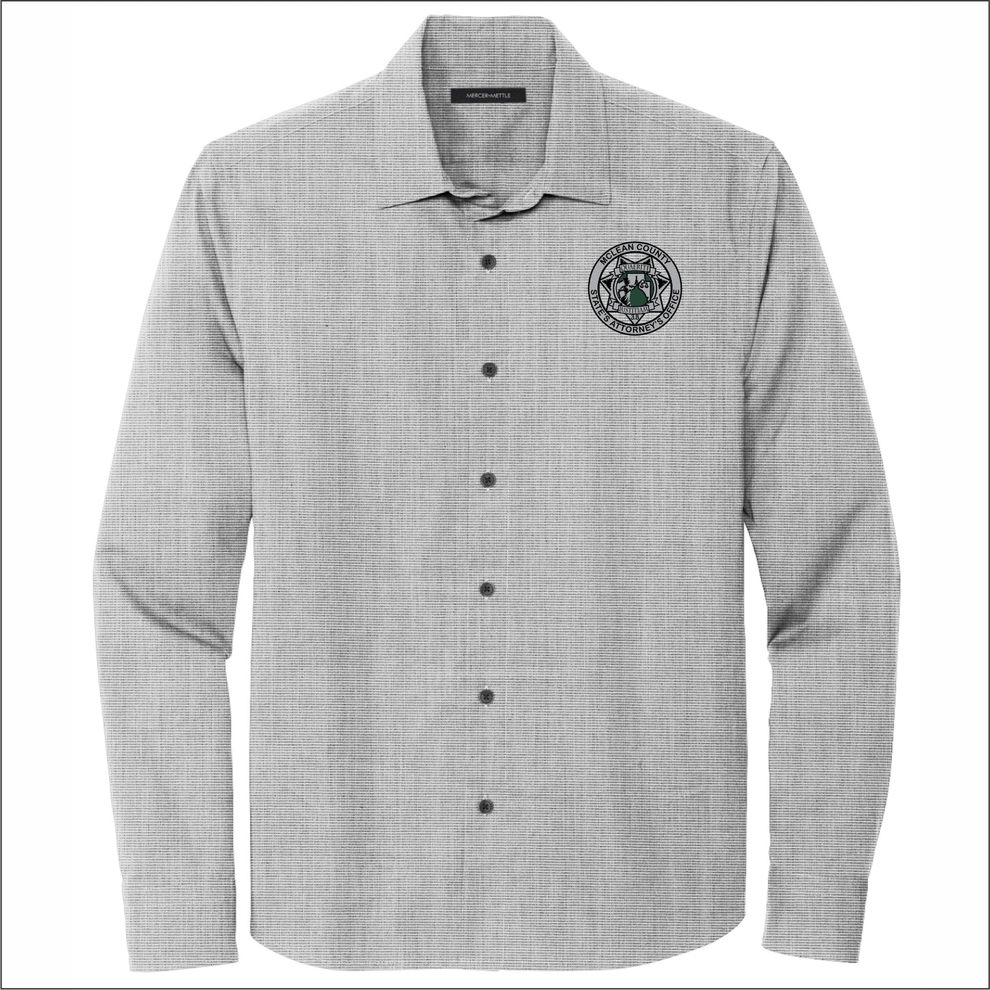 McLean Co State's Attorney Long Sleeve Stretch Woven Shirt