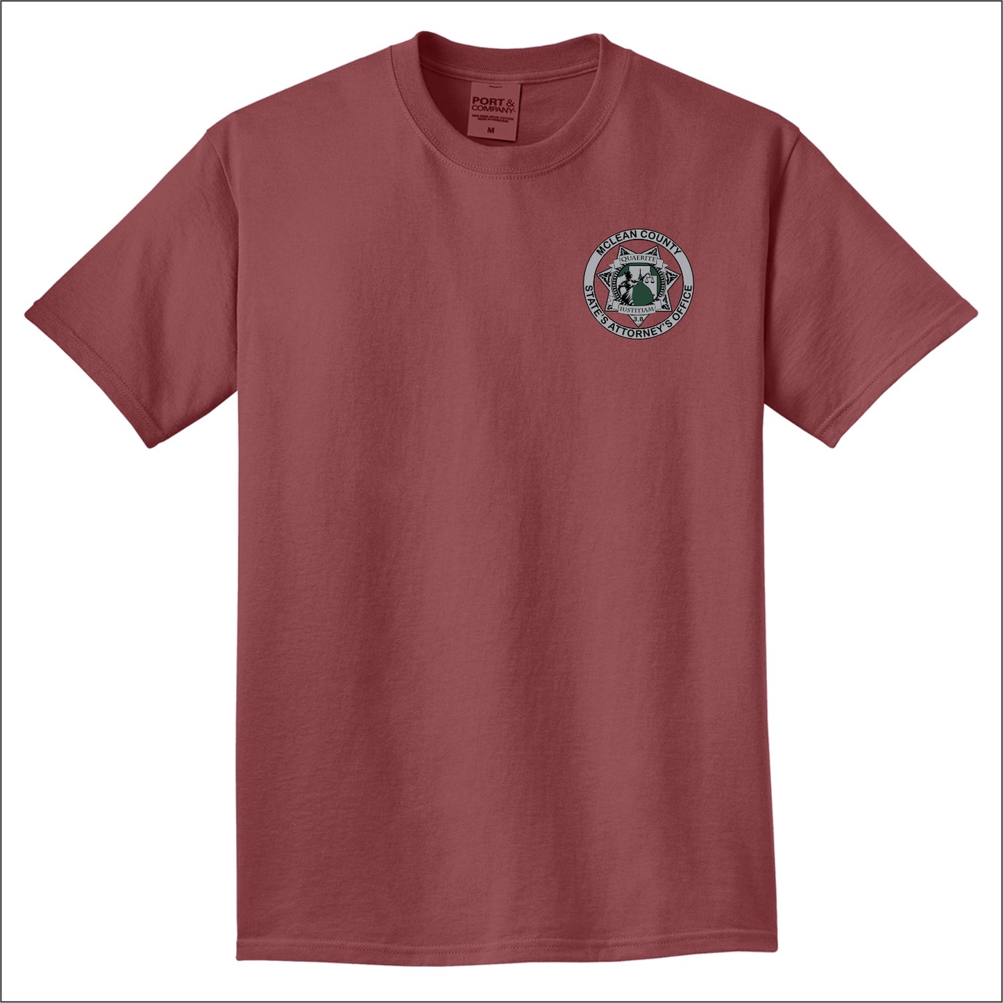 McLean Co State's Attorney Beach Wash Garment-Dyed T-shirt