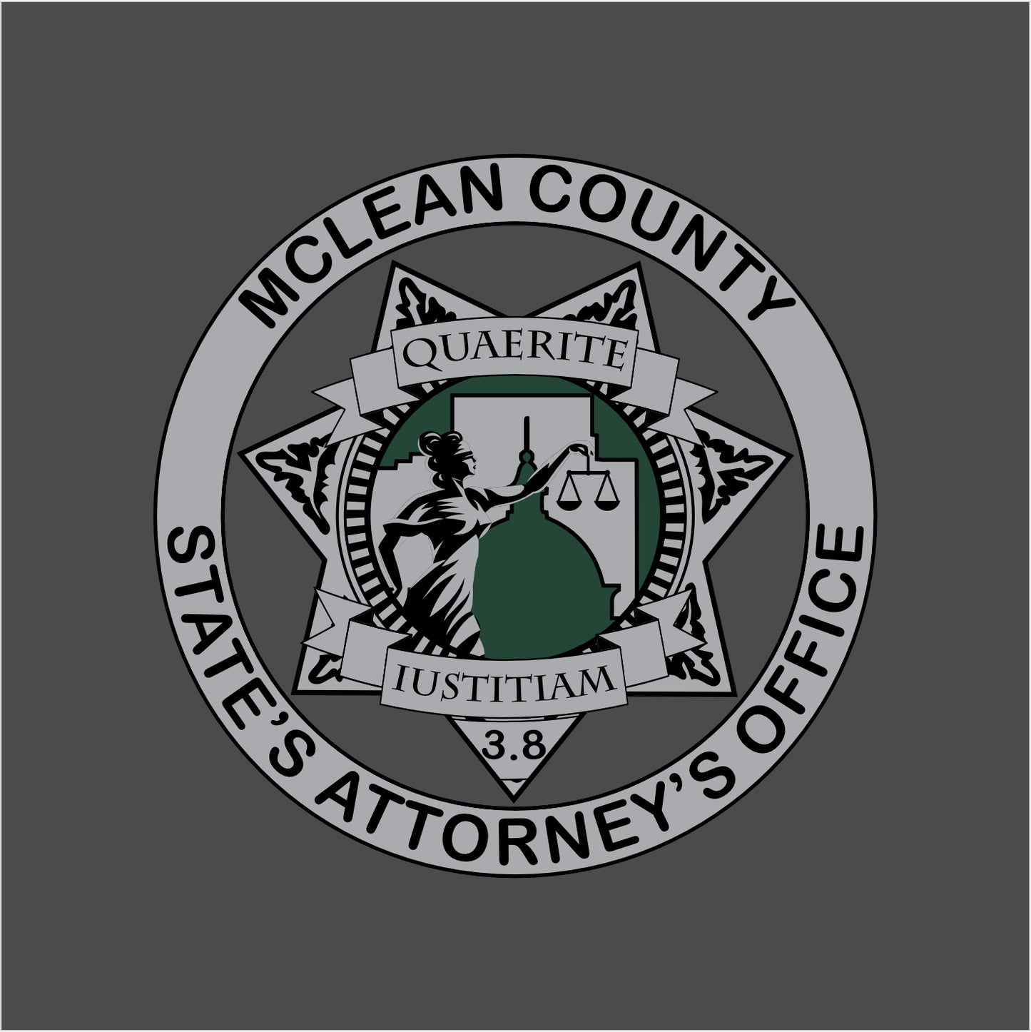 McLean Co State's Attorney Short Sleeve T-shirt