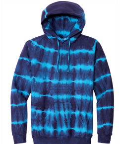 ALL Allover Stripe Tie-Dye Hoodie