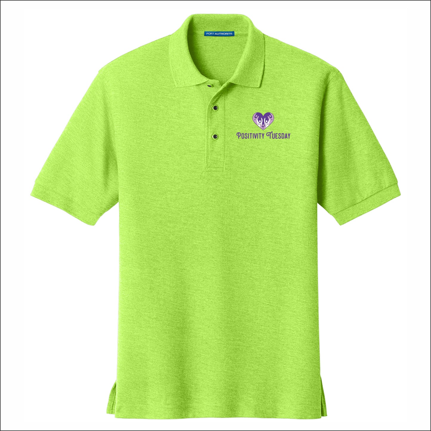 Positivity Tuesday Silk Touch Polo