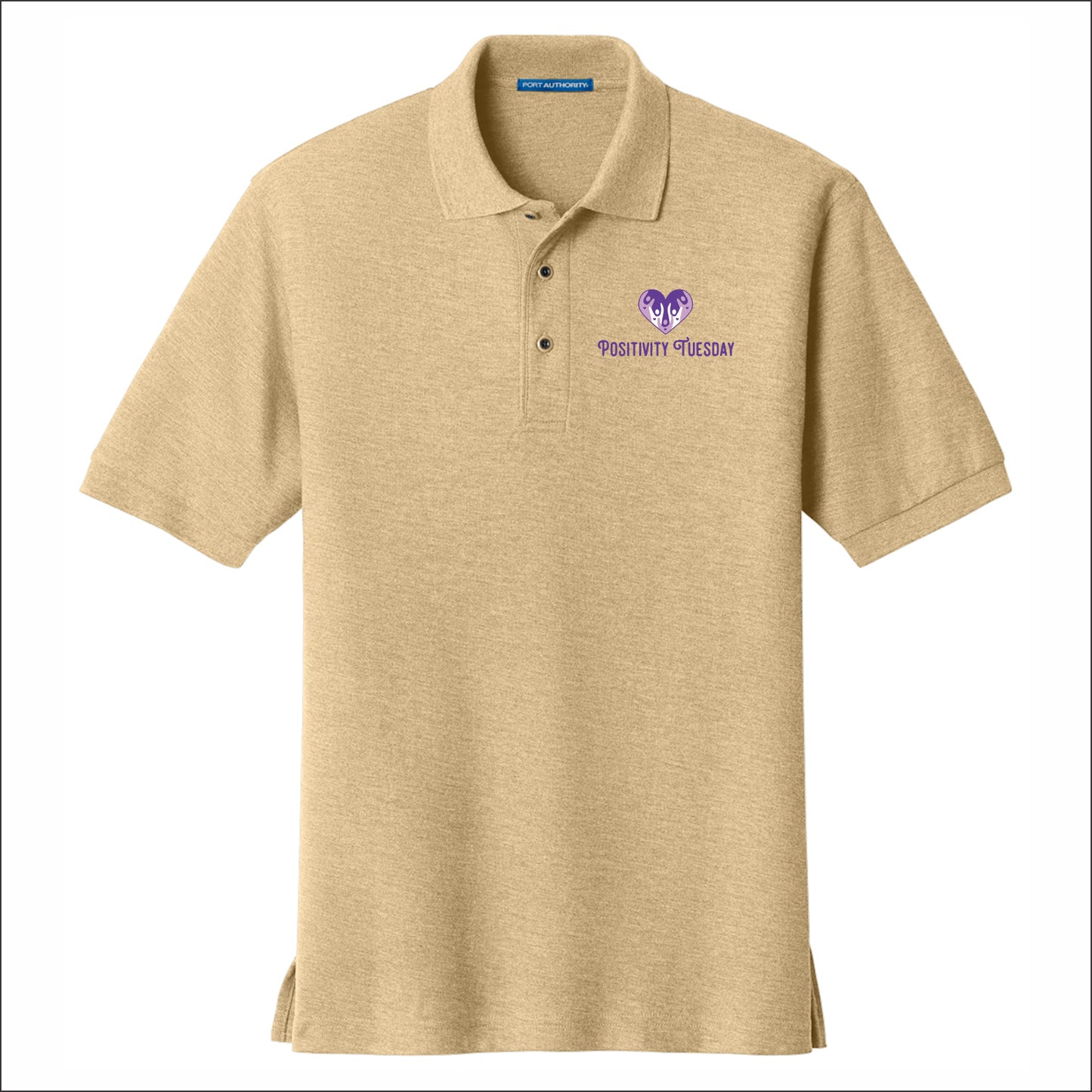 Positivity Tuesday Silk Touch Polo
