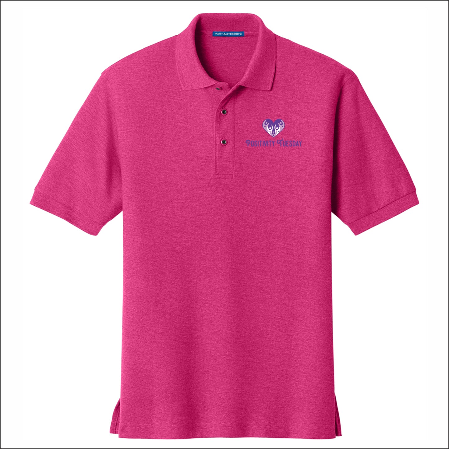 Positivity Tuesday Silk Touch Polo