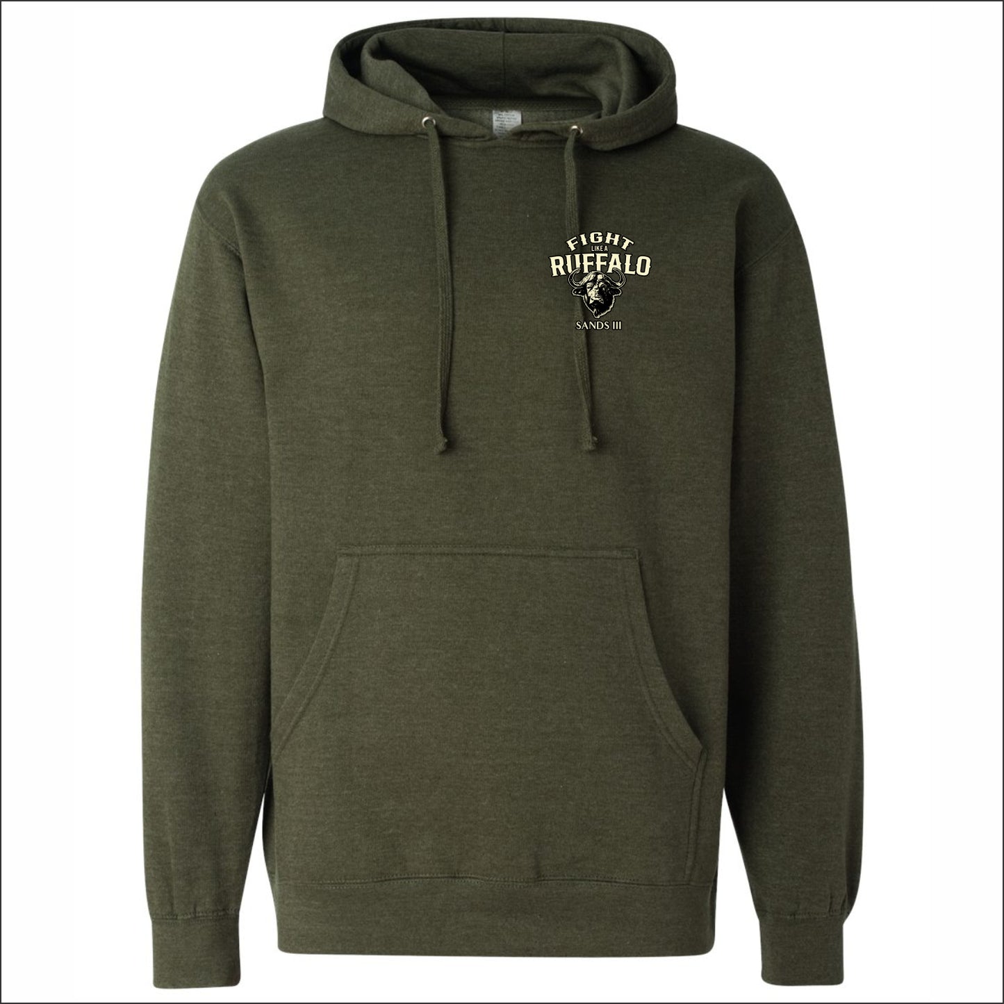 Fight Like A Ruffalo Camouflage Hooded Sweatshirt
