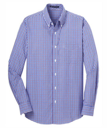 ALL Gingham Long Sleeve Easy Care Shirt