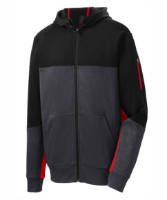 ALL Sport-Tek Colorblock Full-Zip Hooded Jacket