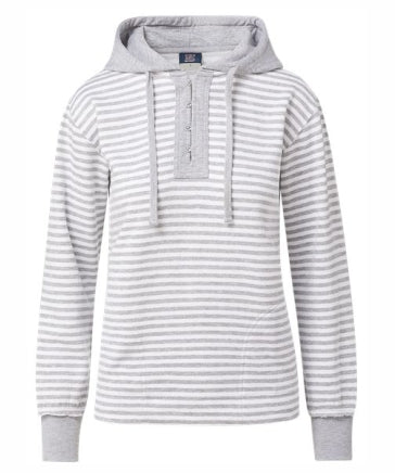 ALL Ladies Alina Henley Hooded Sweatshirt