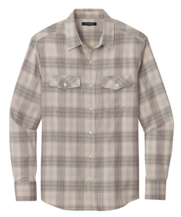 ALL Ombre Plaid Long Sleeve Shirt