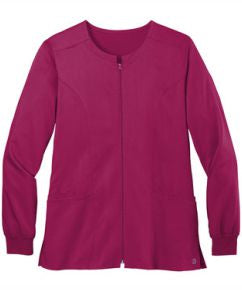 ALL WonderWink Ladies Premiere Flex Full-Zip Scrub Jacket