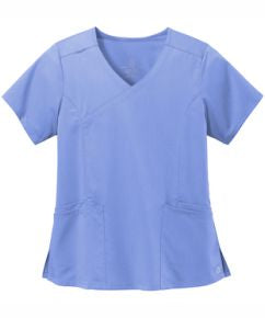 ALL WonderWink Ladies Premiere Flex Mock Wrap Top